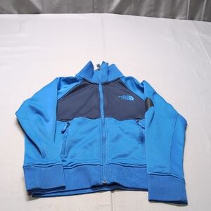The North Face Blue Boys and Gray Zip-Up‎ Jacket Size S